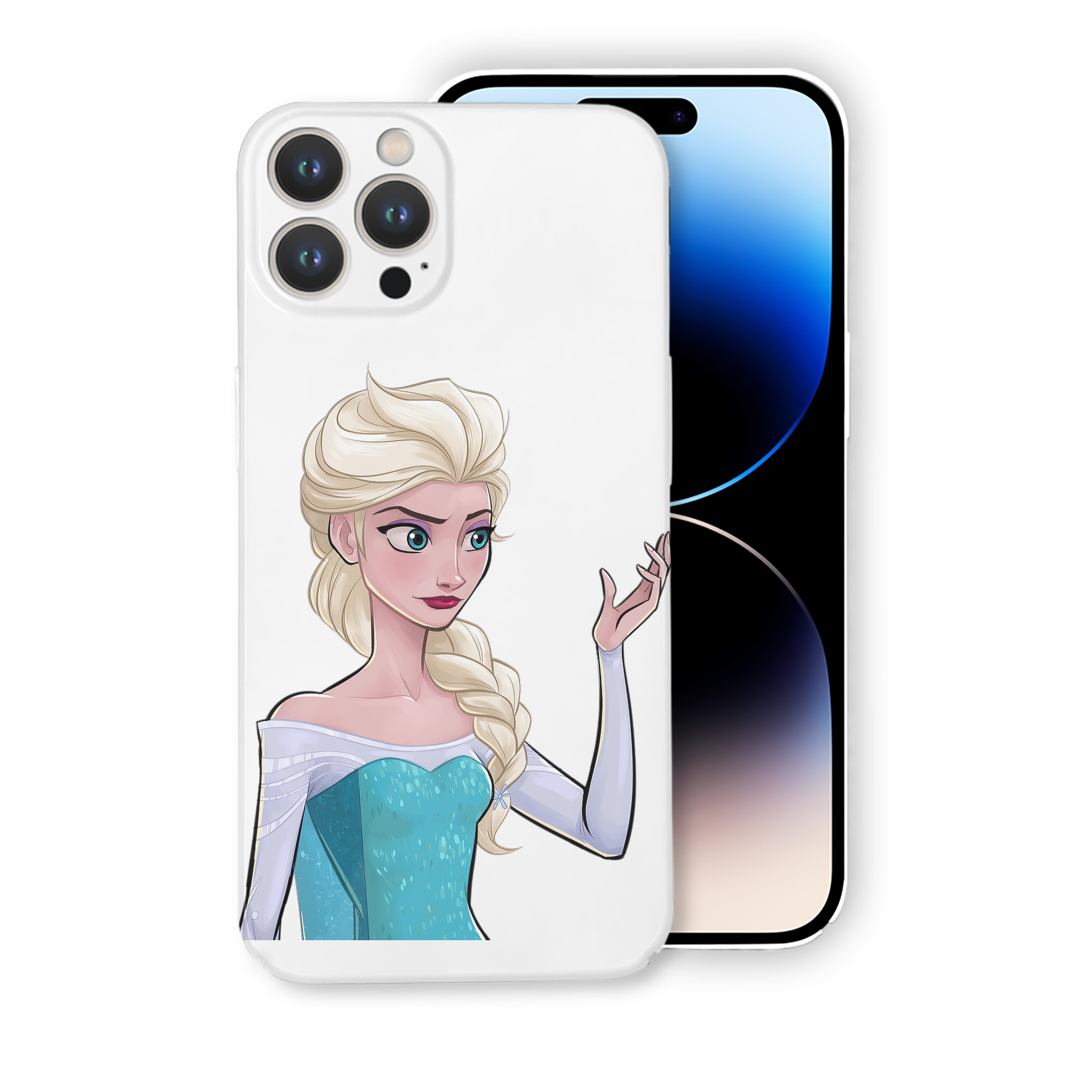 （画像用） アナと雪の女王 アンナ エルサ Frozen Anna Elsa 【iPhone 14シリーズ対応】ハードケース